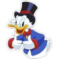 Scrooge McDuck telegram stickers