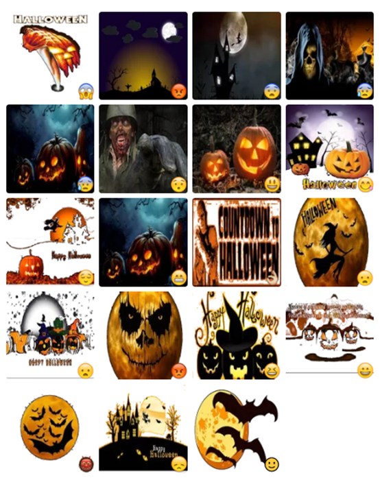 Halloween Nightmare telegram stickers