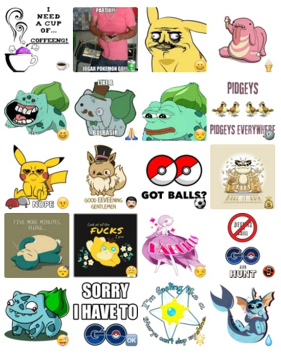 Pokemon Zueira telegram stickers