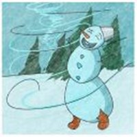 Snowman telegram stickers
